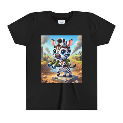 Zebra Lookout Youth Short Sleeve Tee