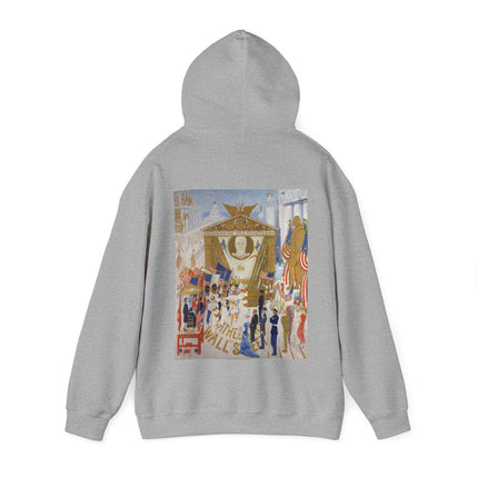 The Cathedrals of Wall Street by Florine Stettheimer Heavy Blend™ Hooded Sweatshirt