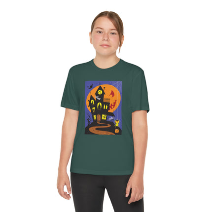 Halloween Night at the Haunted House Youth Competitor Tee