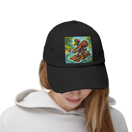 The Daring Drake Unisex Distressed Cap