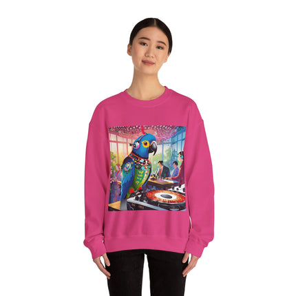 Parrot DJ Unisex Heavy Blend™ Crewneck Sweatshirt