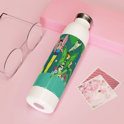 Enchanting Fairies of A Midsummer Night's Dream Slim Water Bottle