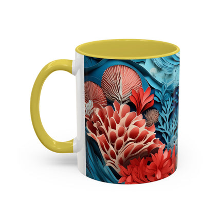 Enchanting Underwater Scene Colorful Mugs (11oz, 15oz)