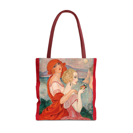 Sur la Route d'Anacapri by Gerda Wegener Tote Bag (AOP)