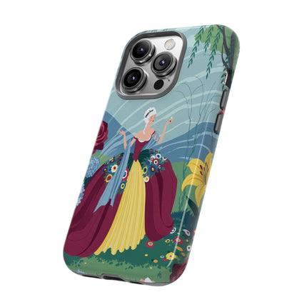 🌹🌿 The Willow Garden Promenade Phone Case – Art Deco Floral Elegance