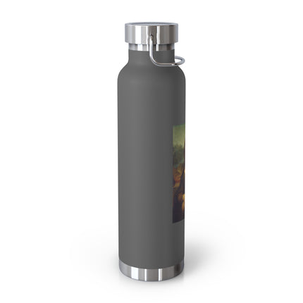 Mona Lisa by Leonardo da Vinci Copper Vacuum Insulated Bottle, 22oz