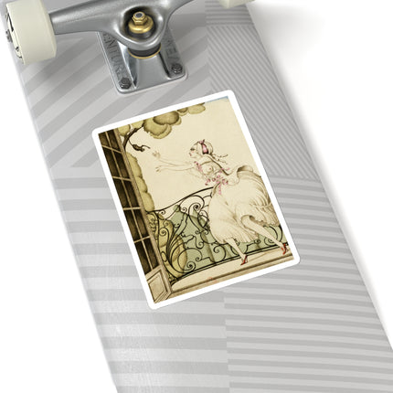 Sur talons rouges (On Red Heels) pl 02 by Gerda Wegener Kiss-Cut Stickers (4 Sizes)