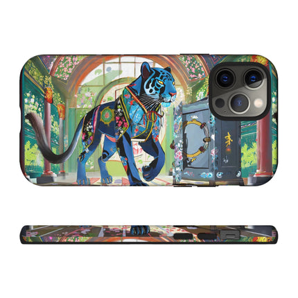 Cyber Panther's Hunt Phone Cases