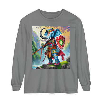Cyberpunk Elephant Long Sleeve T-Shirt