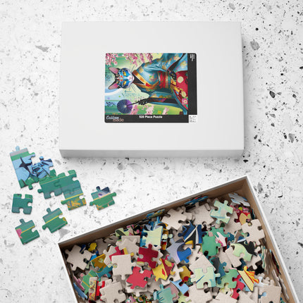 Cyberpunk Geisha Puzzle (110, 252, 520, 1014-piece)