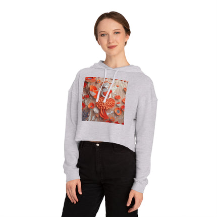 Poppy Fairy Women’s Cropped Hooded Sweatshirt