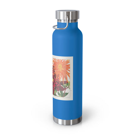 Dahlia by Tanigami Kônan Copper Vacuum Insulated Bottle, 22oz