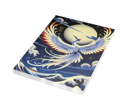 Majestic White Crane Postcards (envelopes included) - Bundles of 10, 30, 50 Pieces