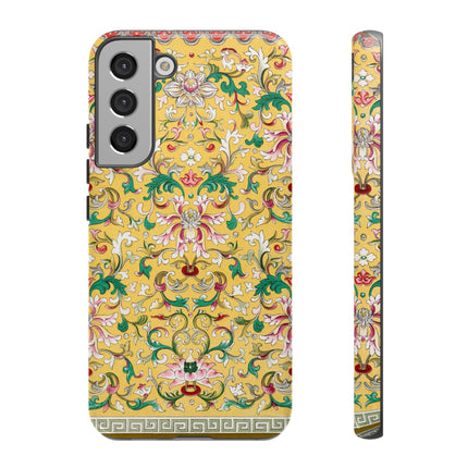 Yellow Botanical Pattern by Owen Jones Phone Cases