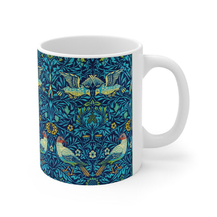 Bird by William Morris Ceramic Mug 11oz