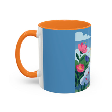 Garden Of New Beginnings Colorful Mugs – Art Deco Floral Elegance