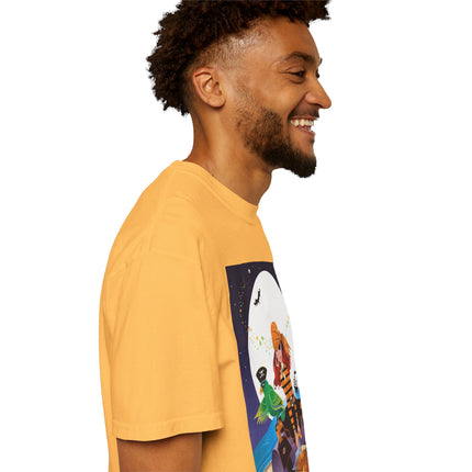 Moonlit Pirate Halloween Unisex Garment-Dyed T-shirt