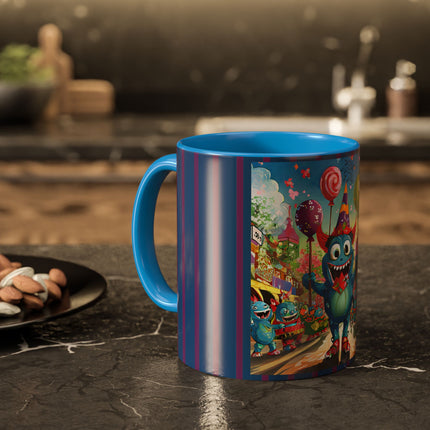 Monster Parade Madness Colorful Mugs (11oz, 15oz)
