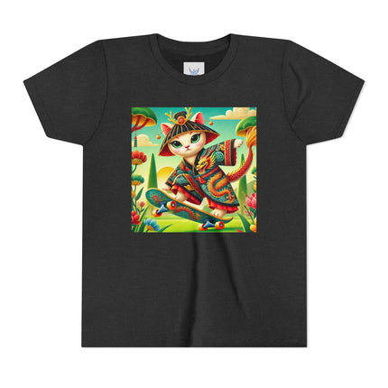 Dragon Dance on Wheels Youth Short Sleeve Tee