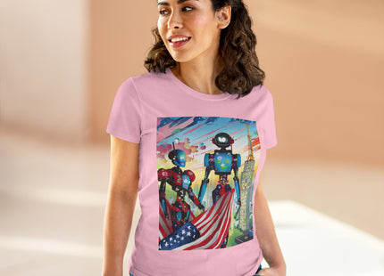 High Fashion Cyberpunk CIA Robots Cotton Tee