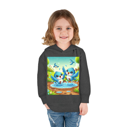 Bluebird Playtime Toddler Pullover Fleece Hoodie