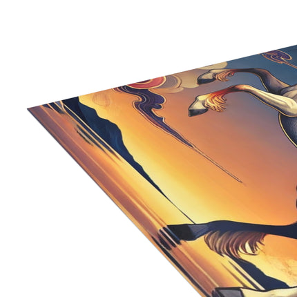 Flame-Winged Horse at Sunset Postcards (envelopes included) - Bundles of 10, 30, 50 Pieces