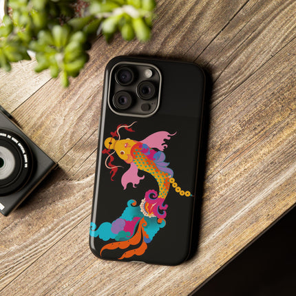 Golden Koi Phone Case – Lucky Swim & Vibrant Fortune