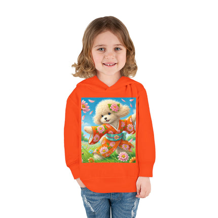 Chrysanthemum Meadow Play Toddler Pullover Fleece Hoodie