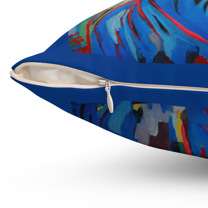 A Mulher by Amadeo de Souza-Carosa Spun Polyester Square Pillow