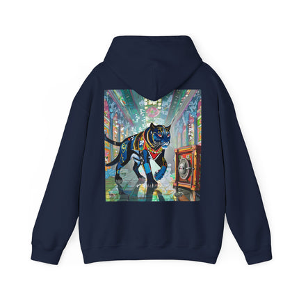 Cyber Panther’s Hunt – Heavy Blend™ Hooded Sweatshirt