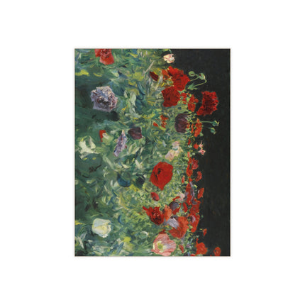 Poppies (A Study of Poppies for Carnation, Lily, Lily, Rose) by John Singer Sargent Ceramic Tile