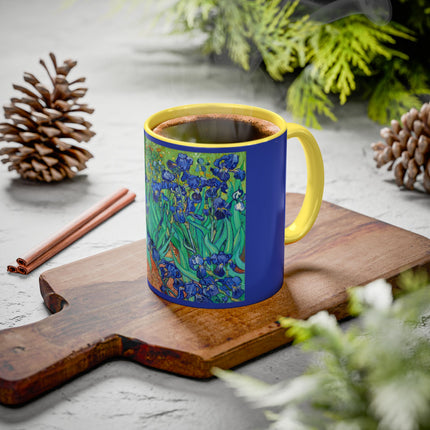 Irises by Vincent Van Gogh Colorful Mugs (11oz, 15oz)