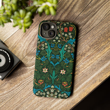 Tulip by William Morris Phone Cases