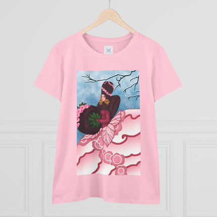 Winter Rose Empress Women's Midweight Cotton Tee