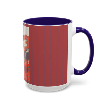 Les Coussins by Georges Lepape Colorful Mugs (11oz, 15oz)