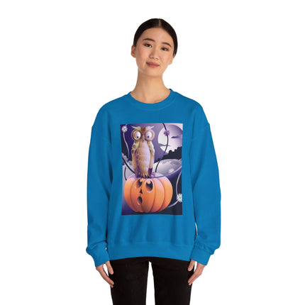 The Startled Pumpkin Unisex Heavy Blend™ Crewneck Sweatshirt