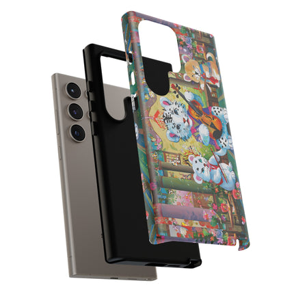 Melodies of the Snow Lion Cub Phone Cases