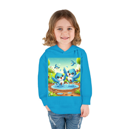 Bluebird Playtime Toddler Pullover Fleece Hoodie
