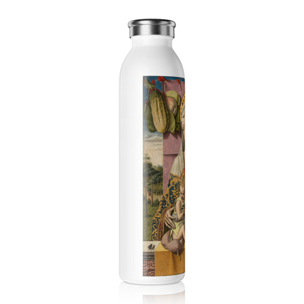 Madonna and Child by Carlo Crivelli Slim Water Bottle