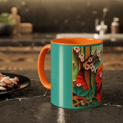 A Playful Red Panda Colorful Mugs (11oz, 15oz)