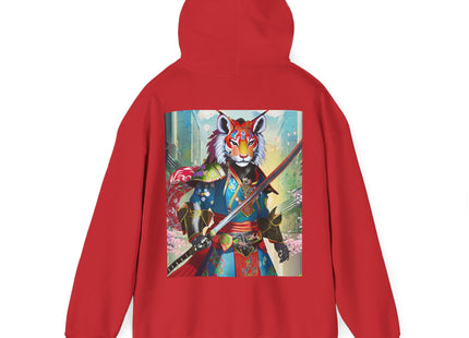 Cyberpunk Samurai Tiger – Heavy Blend™ Hooded Sweatshirt
