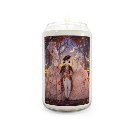 🎃🌙 The Midnight Court Of Pumpkin Grove Scented Soy Candle – Elegant Halloween Masquerade
