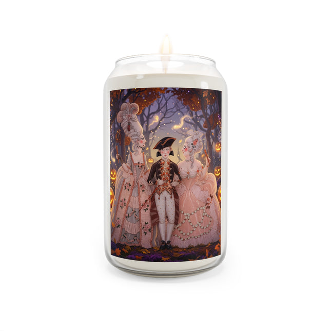 🎃🌙 The Midnight Court Of Pumpkin Grove Scented Soy Candle – Elegant Halloween Masquerade