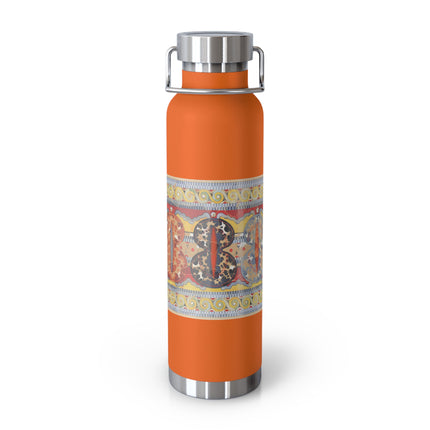 Reproduction of the Shield Frieze by Emile Gilliéron Copper Vacuum Insulated Bottle, 22oz