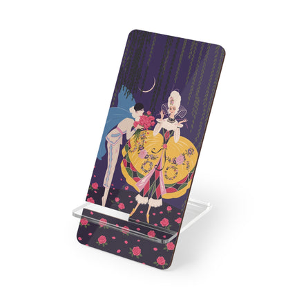 🌙🌹 The Midnight Rose Visit Mobile Display Stand – Art Deco Garden Fantasy