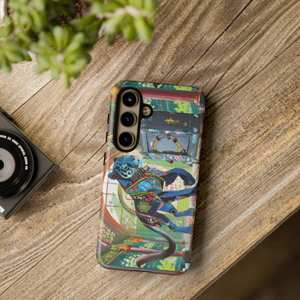 Cyber Panther's Hunt Phone Cases