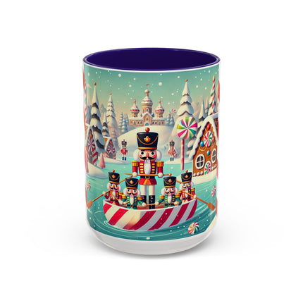 Nutcracker Candy-Striped Adventure Colorful Mugs (11oz, 15oz)