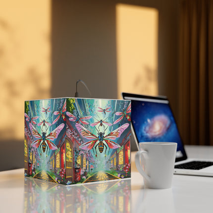 Neon Swarm Light Cube Lamp