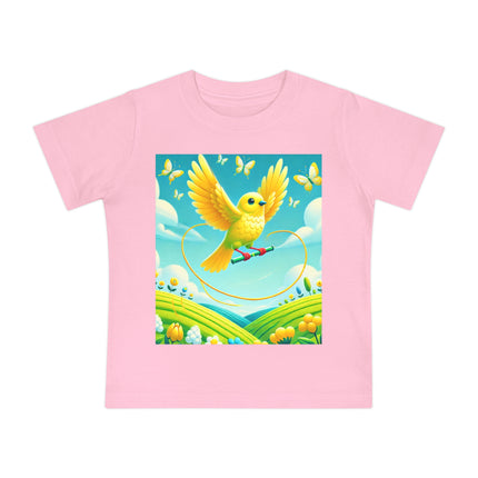Canary Jumping Rope Baby T-Shirt – A Little Burst of Sunshine