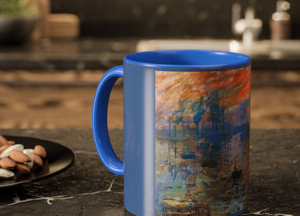 Sunrise by Claude Monet Colorful Mugs (11oz, 15oz)